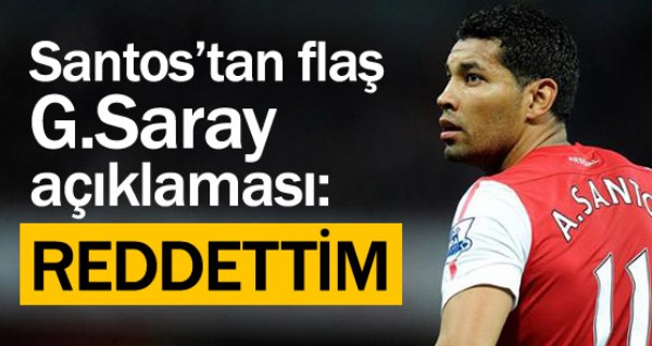 Santos'tan fla Galatasaray aklamas